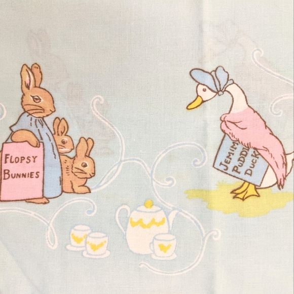 Vintage Beatrix Potter Peter Rabbit pillow case - Picture 2 of 3